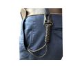Oqard Reflective Paracord Fire Starter with Clip Hook - Black