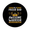 Cochlear Implant Father Support Awareness Hearing Loss PopSockets Swappable PopGrip