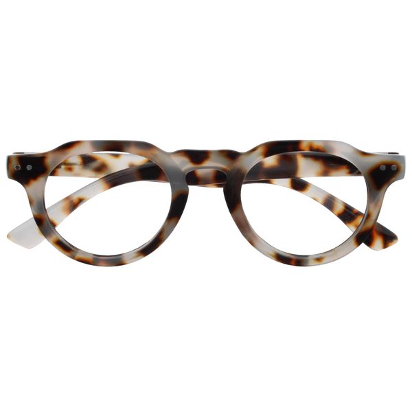 OPULIZE RIO Blue Light Blocking Glasses - Flat Top Frame - Brown Tortoiseshell - Mens Womens - Spring Hinges - B53-2