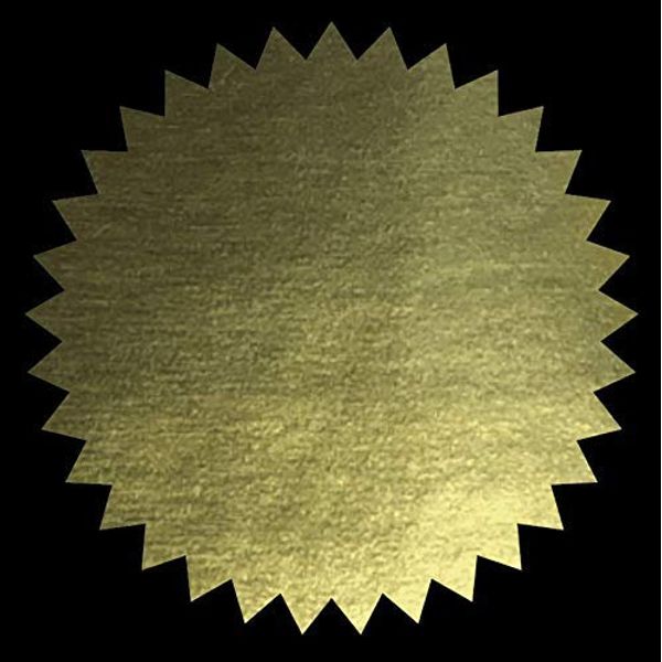 50mm (2 Inch) Notary Seals - 50, Gold