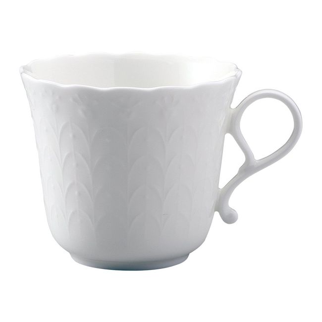 Narumi 9968-2290P Silky White, 9.4 fl oz (290 cc), Morning Cup, Microwave Heating, Dishwasher Safe