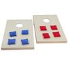 3 x 2' Portable Wooden Bean Bag Toss Cornhole Game Set W/ 2 Boards & 8 Beanbags