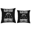 Penalty Box Ice Hockey Enforcer Sin Bin Throw Pillow