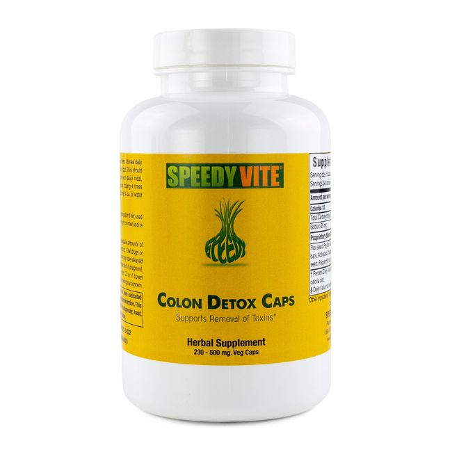 SpeedyVite® Colon Detox (230 Veg Capsules) Supports Natural Removal of Toxins*