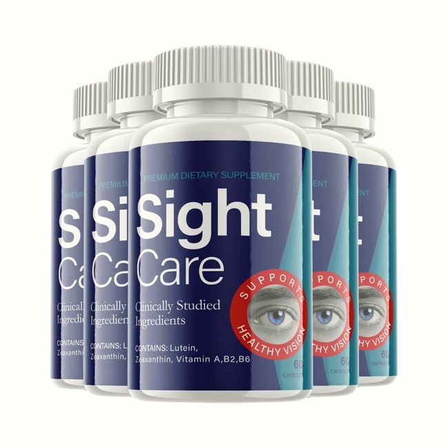 5-Pack Sight Care Pills, Sight Care Supplement for Healthy Vision & Eyes-300 Cap