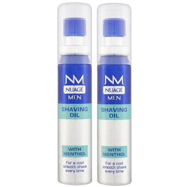 x2 Nuage Men Shaving Oil with Mentol 25ml