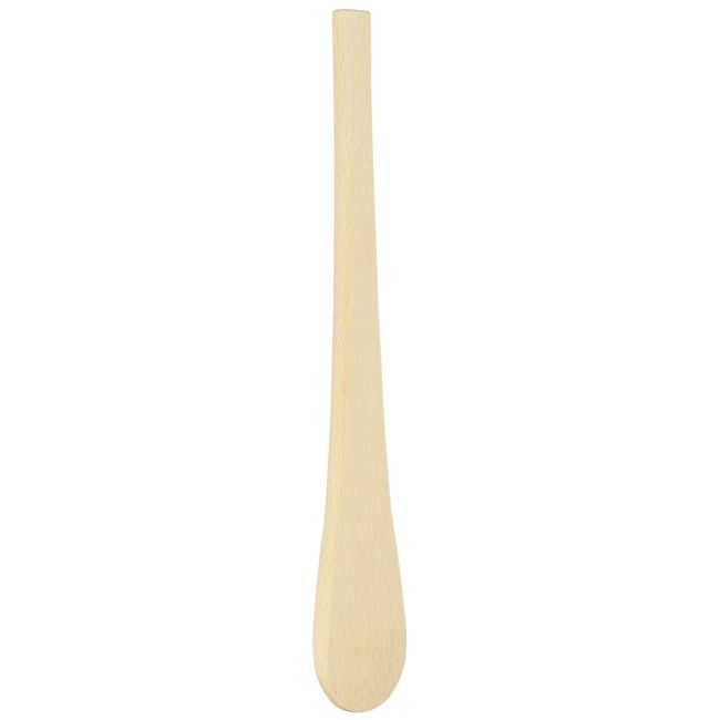 Endoshoji Commercial Cylindrical Frosting Spatula, Tapered Beech Wood, Made in Japan