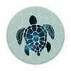 Chic blue nebula Turtle on a Mint green color matching PopSockets Swappable PopGrip