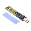 CY USB 3.0 to Nvme M-key M.2 NGFF SSD External PCBA Conveter Adapter Card Flash Disk Type