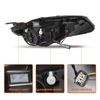 For 2016-2018 Chevrolet Chevy Malibu Black Projector Headlights Assembly Pair