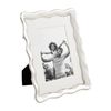 Mud Pie 4X6 Wavy Metal Frame; 9 1/4" X 7"