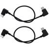 lingsee 2 Pcs 30CM Data Cable for Air 2 Remote Control/Pocket 2/Osmo Pocket Camera- Type-C to Type-C