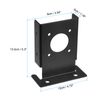 4" x 4" Adjustable Deck Post Base Brackets Black Deck Post Base 4pcs