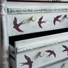 CraftStar Swallows Stencil - A4 Reusable Swallow Stencil Sheet