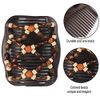 Dadabig 7 PCS Beaded Hair Combs, Stretchy Double Hair Comb Elastic Comb Double Hair Combs Clips Hair Clip Stretchy for Women Girls Hair Accessory DIY Hair Styling Tool, 7 Styles