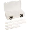 Plano Adjustable Double-Sided StowAway Tackle Box Premium Tackle Storage, Plastic, Multicolor