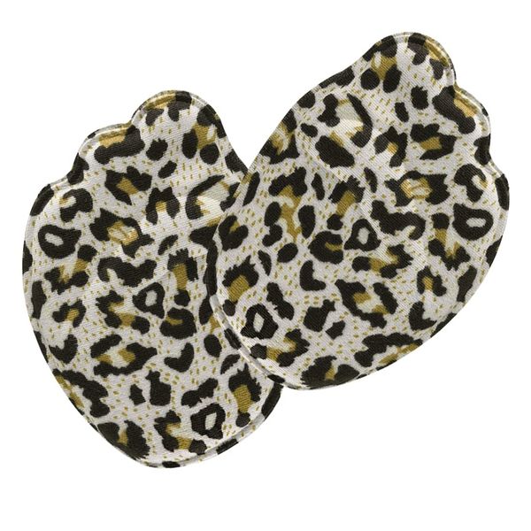 uxcell Toe Pad, Shoe Pad, Sponge Insole, Memory Foam, High Heels, Cushion, Unisex, Leopard Print, 4 Pairs