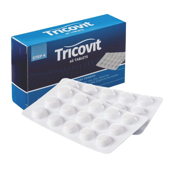 Tricovit Tablets Hair Growth Vitamins to Support Healthy Hair and Nails 60 Count