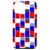 iPhone 12 Pro Max GEOMETRIC RED WHITE AND BLUE MULTICOLOR PATTERN Case