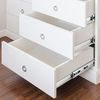 Gobrico 10 Pairs 18-inch Drawer Slides Soft Close Drawer Runners Ball Bearing Side Mount Glides 3-Folds Full Extension, Heavy Duty