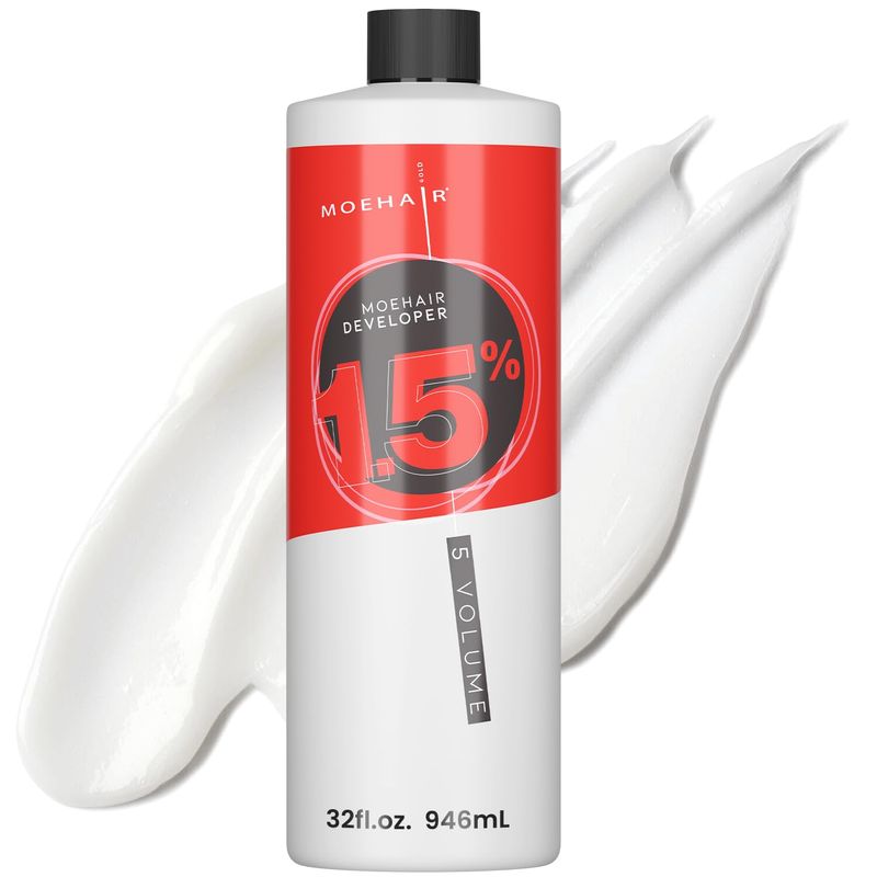 MOEHAIR Hair Color Developer 1.5% Hydrogen Peroxide | 5 Volume Creme ...