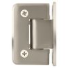 Satin Nickel Pinnacle 337 Series Adjustable Wall Mount 'H' Back Plate Hinge