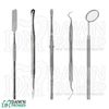 75 Pcs Oral Dental Extracting Surgery Kit Elevator Forceps Set German Grade