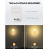 2 Pack Soft White Night Light Dusk To Dawn Sensor Adjustable Brightness 0.6W