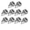 20X DC Power Supply Jack Plug Socket Female Panel Mount Connector 5.5mm x 2.1mm
