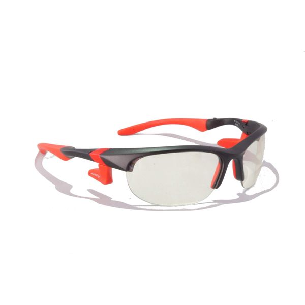 AirFly AF-101 C-3E eSPORTS Nose Padless Sunglasses Video Game Blue Light Cut Computer Glasses Polycarbonate Lens (MATT BLACK/RED)