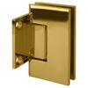 Polished Brass Junior Geneva 074 Series Wall Mount Short Back Plate Hinge
