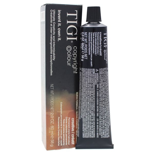 Tigi Copyright Colour CREATIVE Permanent Creme Hair colour 60ml 7/44 Intense Copper Blonde