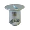 Quarter Turn Button Flush Head Steel 7/16" (Button Length: .400") (5-Pack) Bryke Fasteners