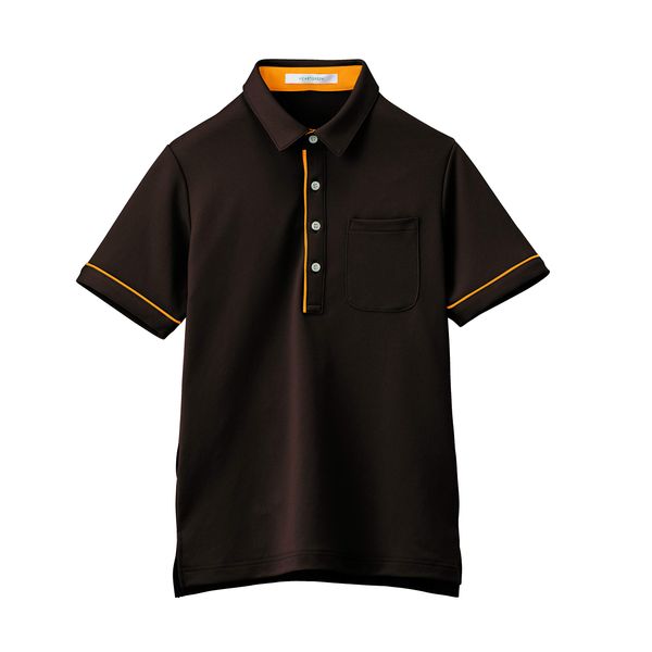 [HEARTGREEN] HSP003 AIRTHROUGHPOLO Short Sleeve Polo Shirt, Earth Brown, 5L