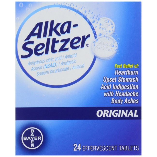 Alka Seltzer, Original, 24 ct