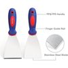 WORKPRO 4PCS Putty Knife Set 1.5" 3" 4" 6" Drywall Spackle Taping Scraping Paint