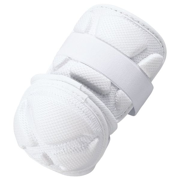 SSK EGSP7 Baseball Elbow Guard for Hitters, Compatible with High School Baseball, White, One Size Fits All