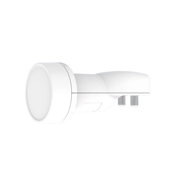 Inverto 5277 IDLP-WDB01-00PRO-OPP Single Wideband 40mm LNB mit Horizontal/Vertical Ports, LO 10.40 GHz (EU) weiß, Pro LNB