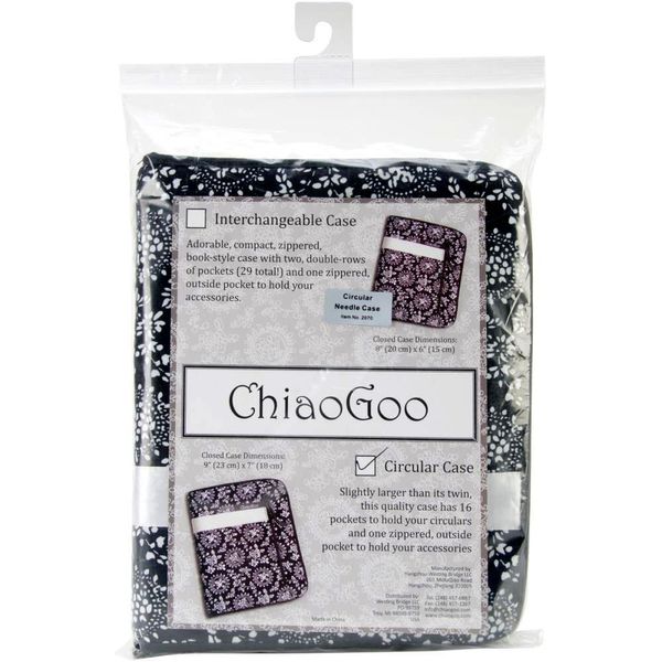 ChiaoGoo Rundstricknadel Etui 23x18cm - 1Stk