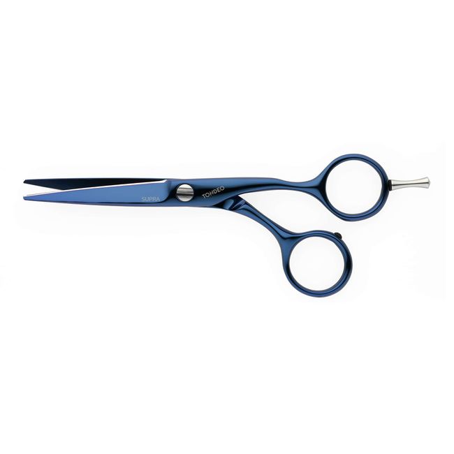 Tondeo Friseurschere Haarschere SUPRA Offset 5.5 Pacific Blue Allergieneutral