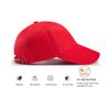 Etyepoh Baseball Cap Polo Style Classic 6 Panel Adjustable Sport Solid Sun Hat Unisex (Red)