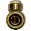 1 Pc. XFITTING 3/4" Push Fit Elbow, Brass