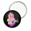 Black Girl Robot - 77mm Round Compact Mirror