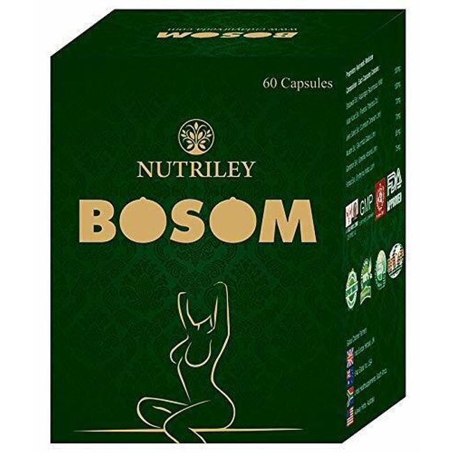 CRD Ayurveda Bosom Ayurvedic Breast Capsules for Women (60 Capsules)