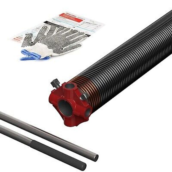 Garage Door Torsion Spring 262 x 1.75" x 39" Right & 2 Winding Bars Tool