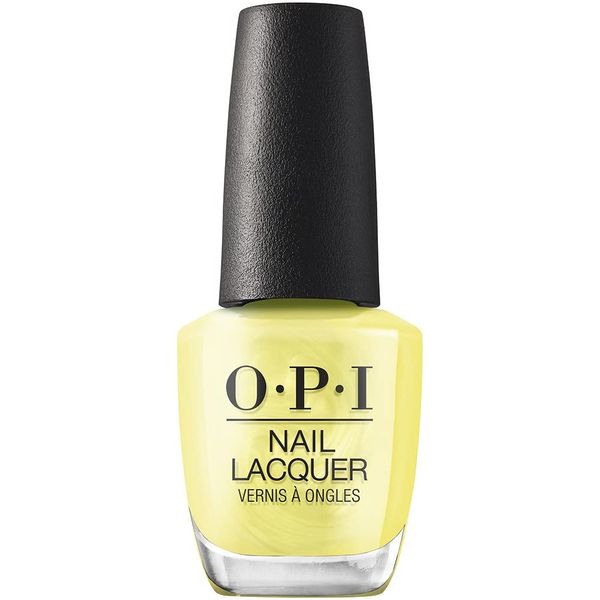 OPI Classic Nail Polish, Long-Lasting Luxury Nail Varnish, Original High-Performance, Summer Make The Rules, Yellow Nail Polish, 15 ml