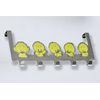 Wardrobe / Door Hook Rail with 5 Hooks Glossy Chrome Duck Design