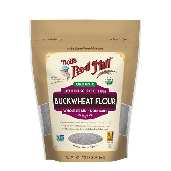 Bobs Red Mill, Organic Buckwheat Flour, 22 Ounce