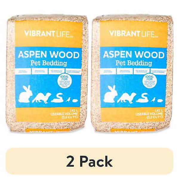 (2-Pack) 141L Poplar Pet Bedding