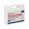 First Aid Only 216-O Blood Pathogen Clean Up Kit with 6-Piece CPR Pack, 29-Piece Body Fluid Clean Up Kit in Plastic Case